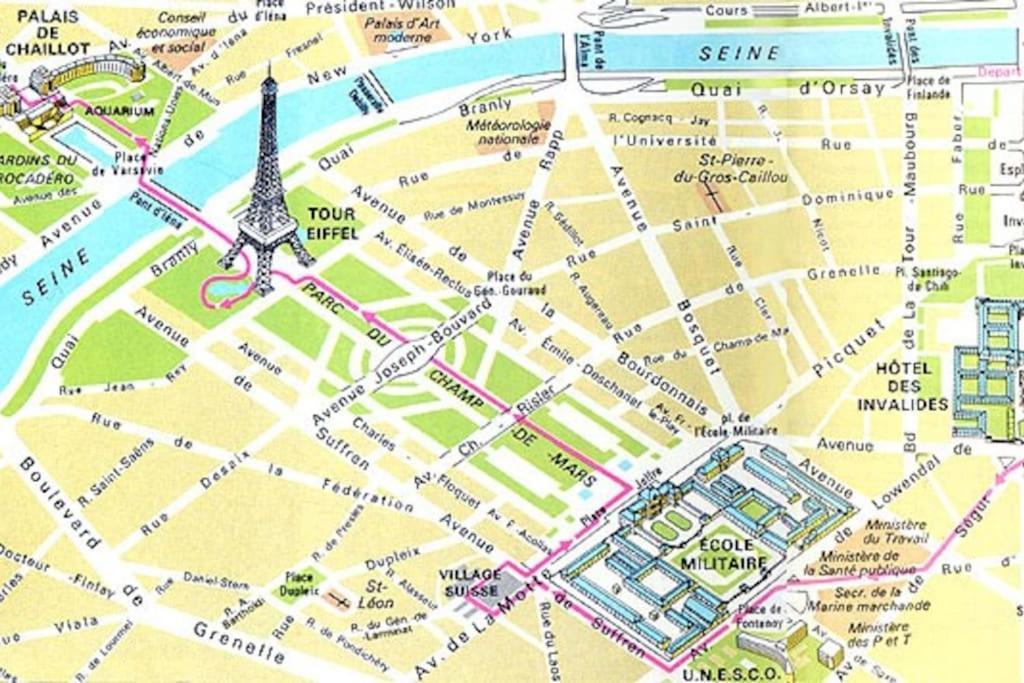 Studio Chic Paris Tour Eiffel Near Eiffel Tower 7Th Floor Exterior photo